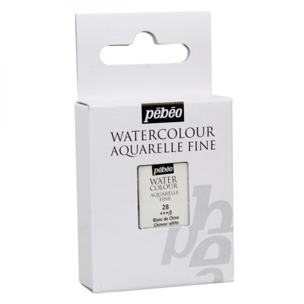 AQUARELA PEBEO HALF PAN 28 BRANCO