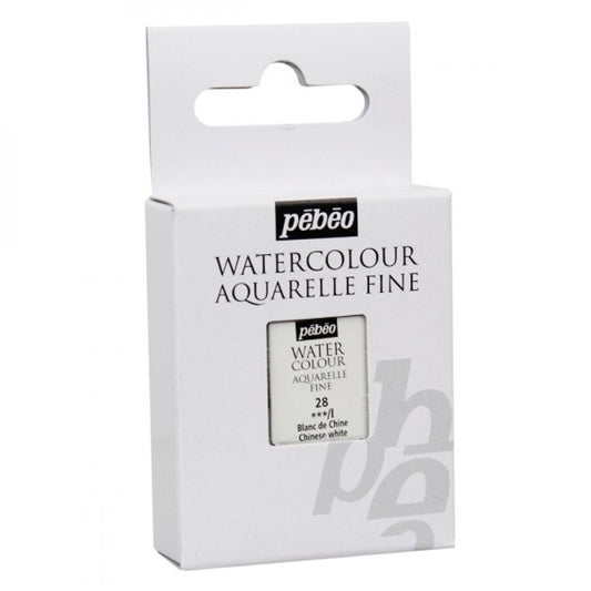 AQUARELA PEBEO HALF PAN 28 BRANCO