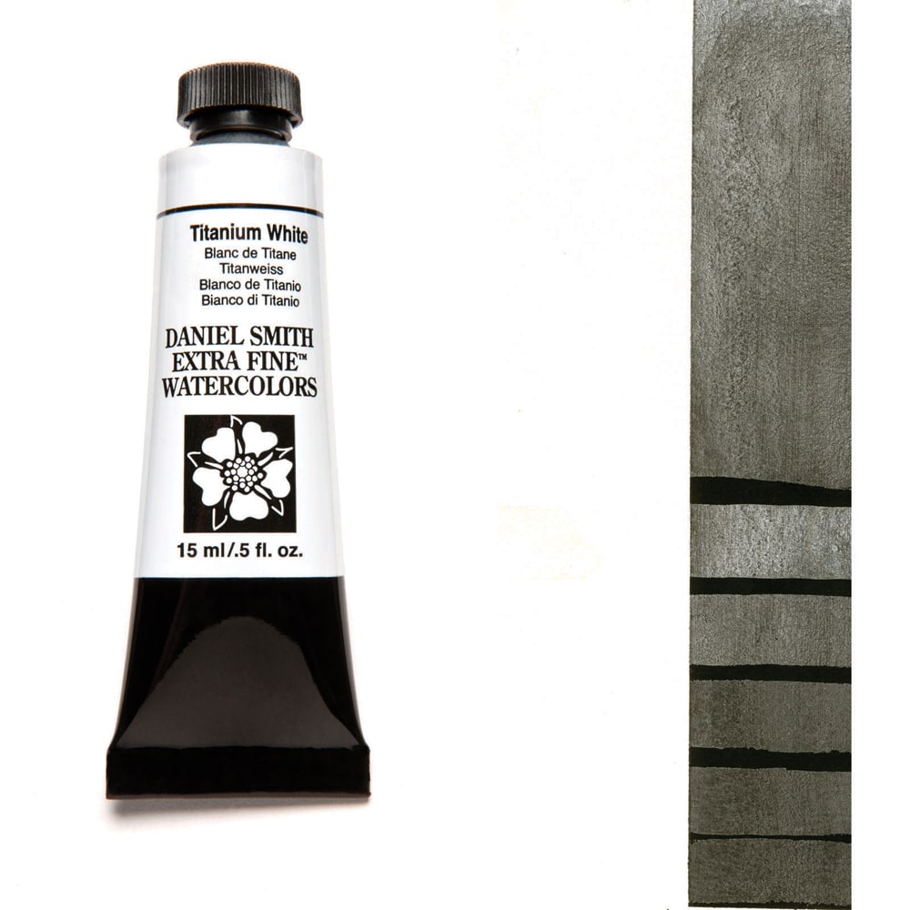 AQUARELA DANIEL SMITH 05ml EXTRA FINE Titanium White 118