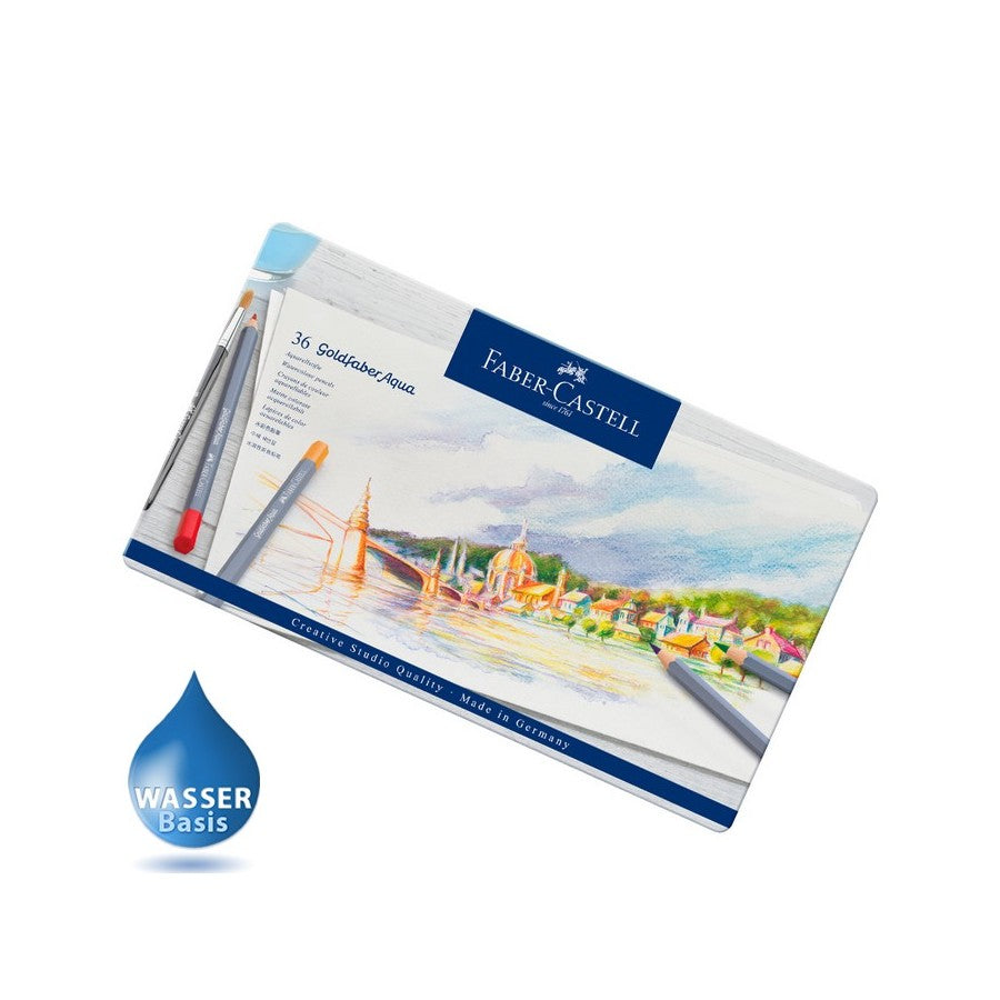 LAPIS AQUARELAVEL FABER CASTELL GOLDFABER 36 CORES 114636
