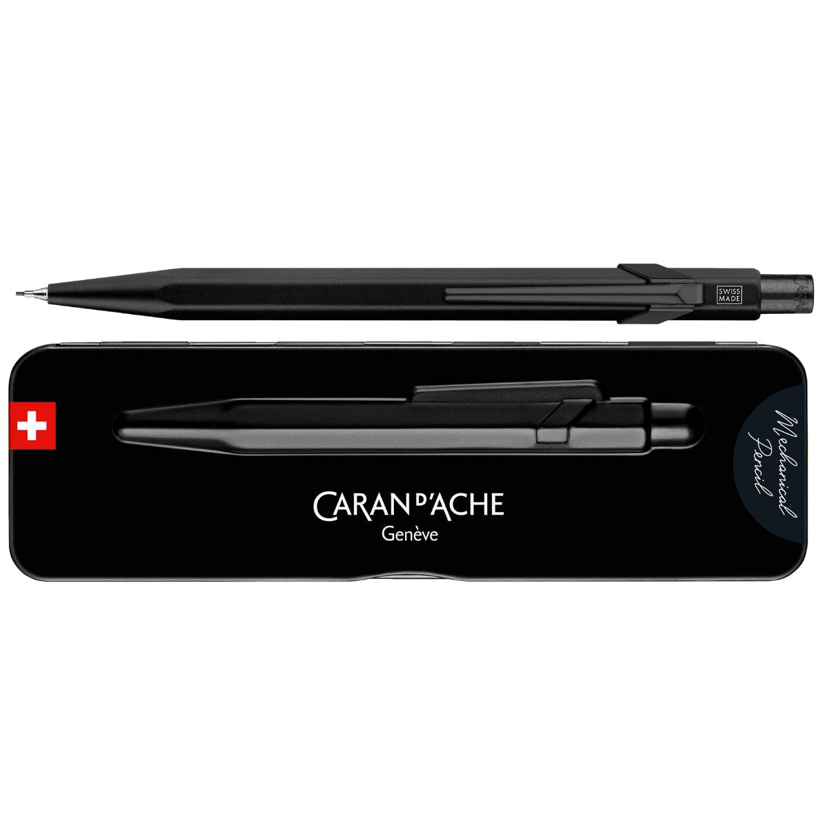LAPISEIRA 0,7mm CARAN D'ACHE LUXO BLACK CODE 844496