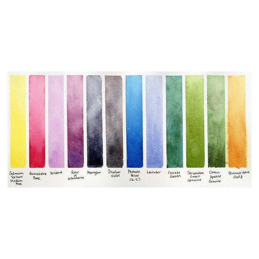 ESTOJO AQUARELA DANIEL SMITH 12 HALF PAN COLOR OF INSPIRATION + PAN VAZIA