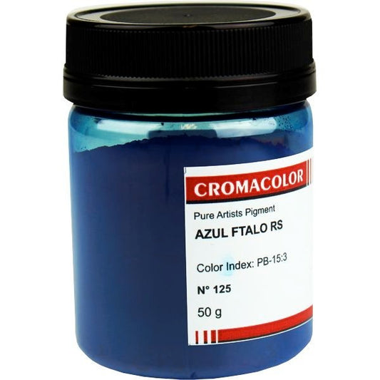 PIGMENTO PURO CROMACOLOR 125 PHTHALO BLUE RS PB-15:3 50g