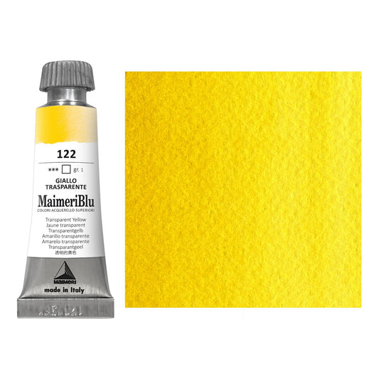 AQUARELA MAIMERIBLU ARTISTS 122 TRANSP YELLOW 12ML S1