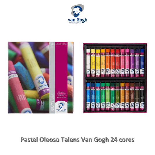 PASTEL OLEOSO TALENS VAN GOGH 24 CORES