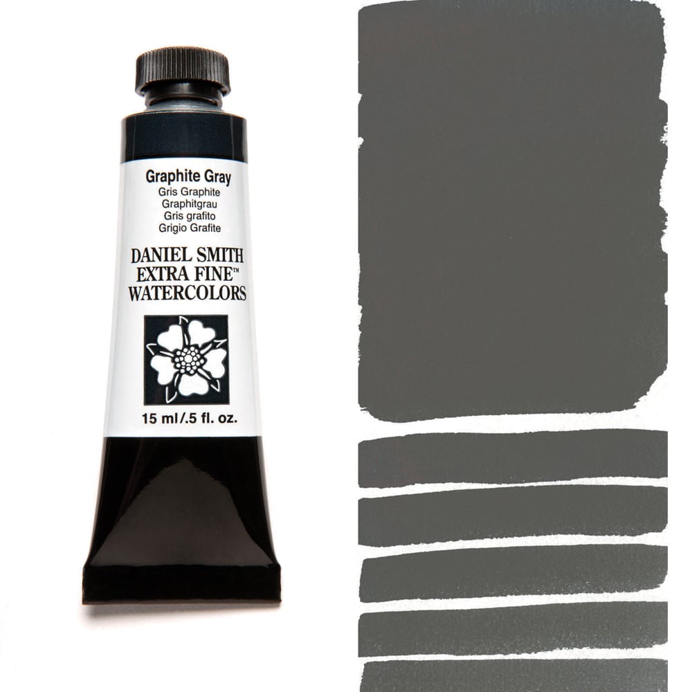 AQUARELA DANIEL SMITH 15ml EXTRA FINE Graphite Gray 038