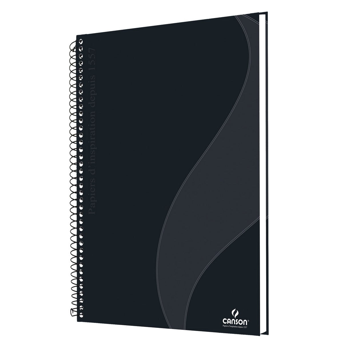 CADERNO CANSON ESCRITA A4 PRETO 80 FOLHAS PAUTA 90G/M2