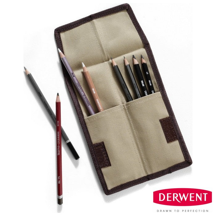 ESTOJO P/ LAPIS DERWENT POCKET P/ 12 UNIDADES