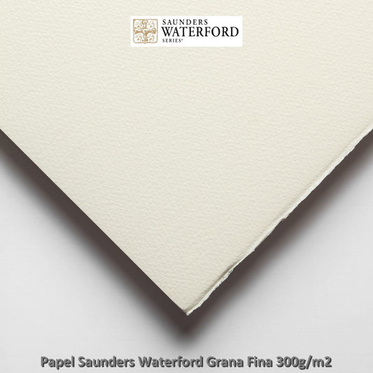 PAPEL SAUNDERS WATERFORD (CUTHBERTS) GRANA FINA 300G/M2 56X76