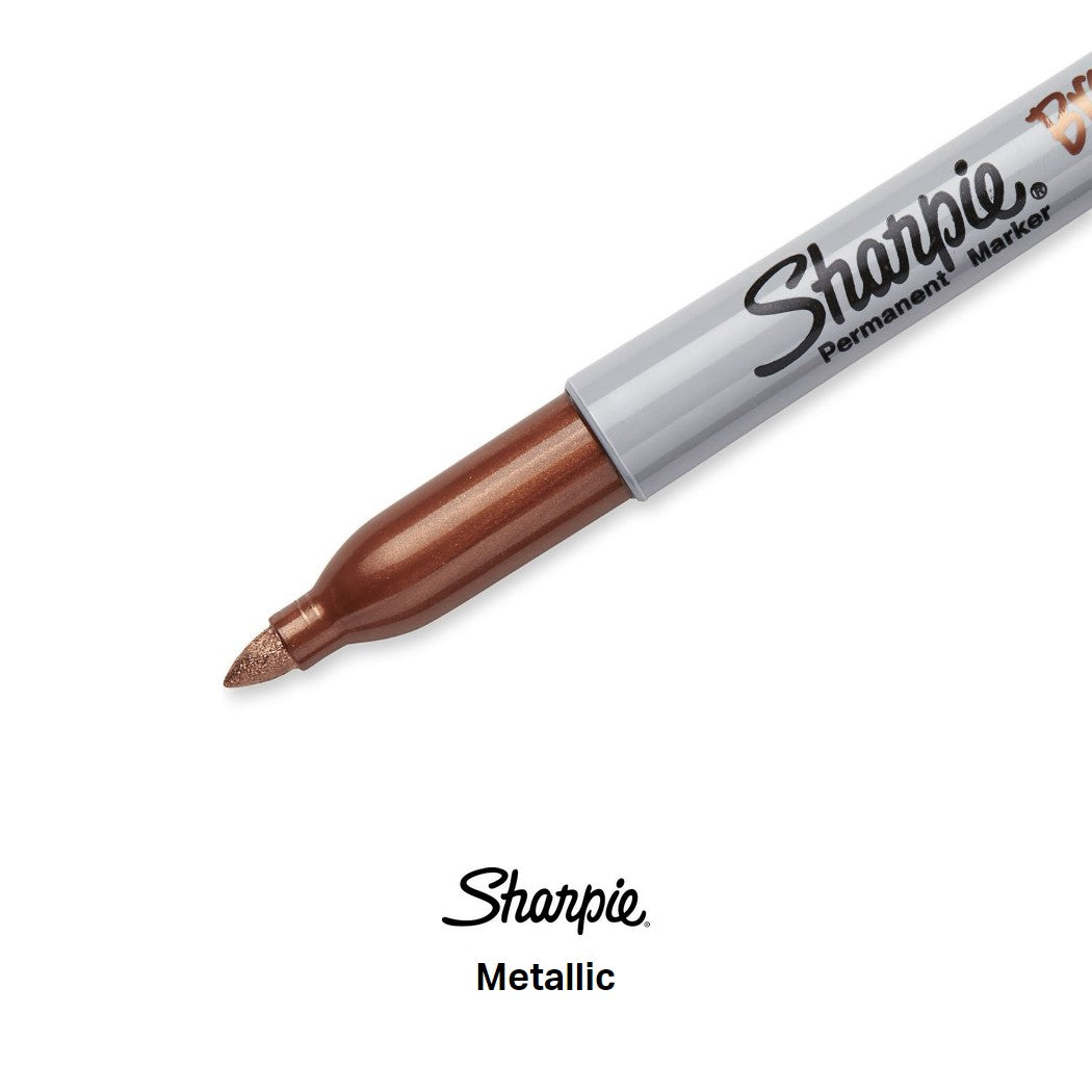 CANETA SHARPIE FINE METALLIC BRONZE