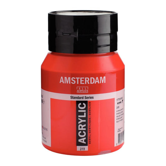 ACRILICA TALENS AMSTERDAM 500ml 315 PYRROLE RED