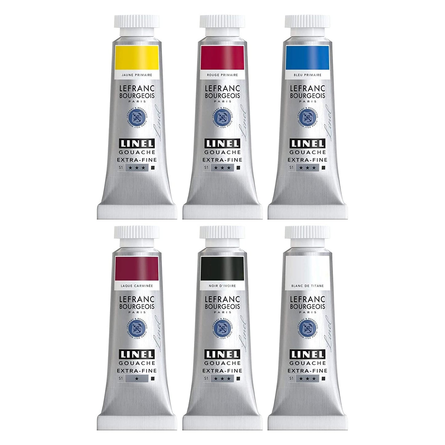 ESTOJO GOUACHE LEFRANC BOURGEOIS LINEL 06 CORES 14ML 301239