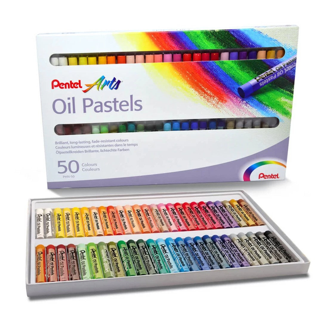 PASTEL OLEOSO PENTEL 50 CORES