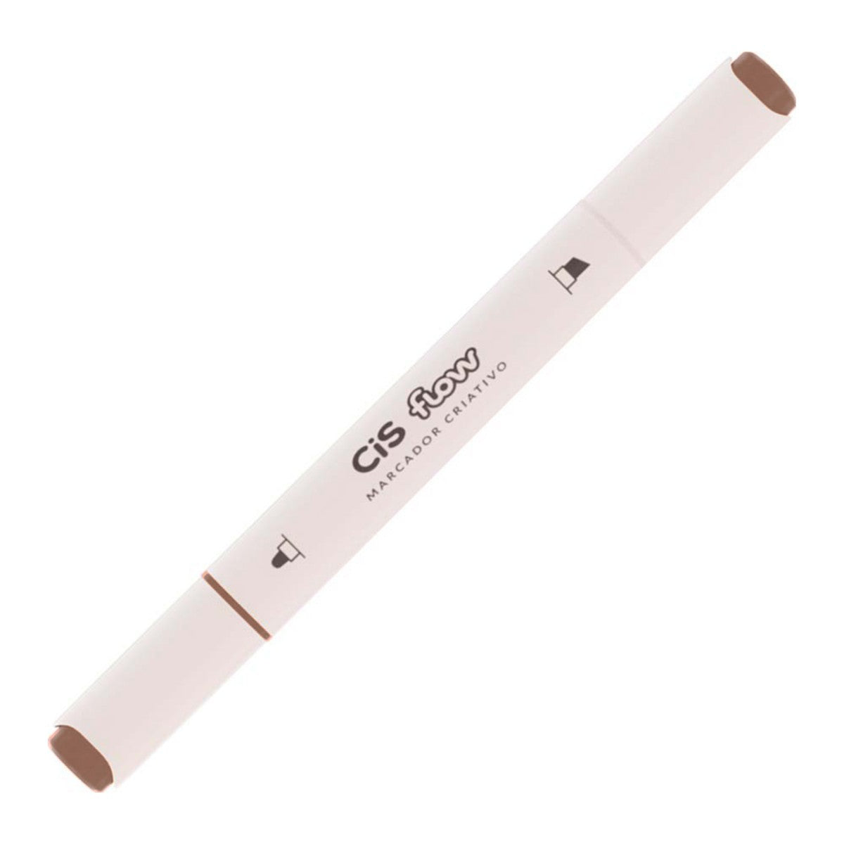 MARCADOR CRIATIVO CIS FLOW DUPLA 65 CAPPUCCINO