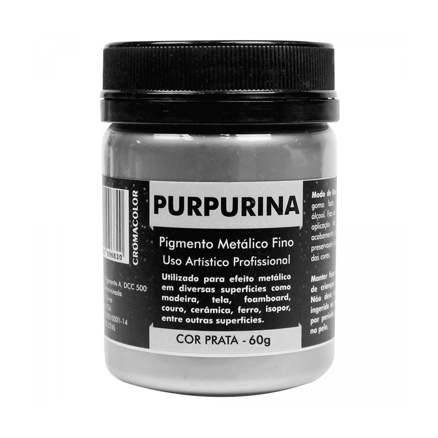 PURPURINA CROMACOLOR PRATA 60G 96820