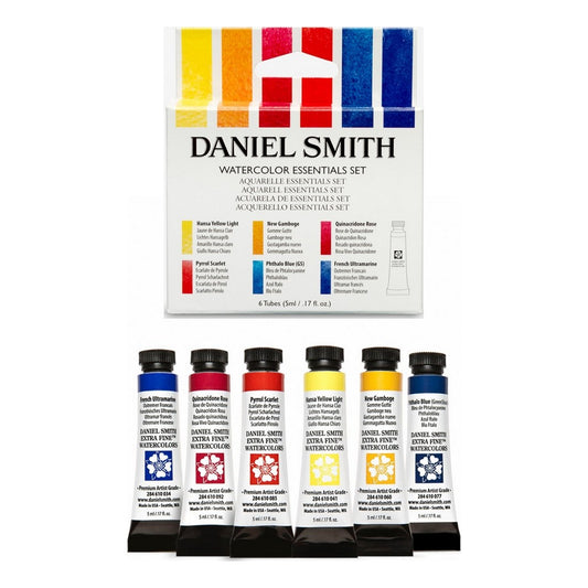 ESTOJO AQUARELA DANIEL SMITH ESSENTIALS MIXING 06 CORES