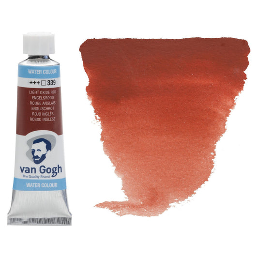AQUARELA TALENS VAN GOGH 339 LIGHT OXIDE RED 10ML