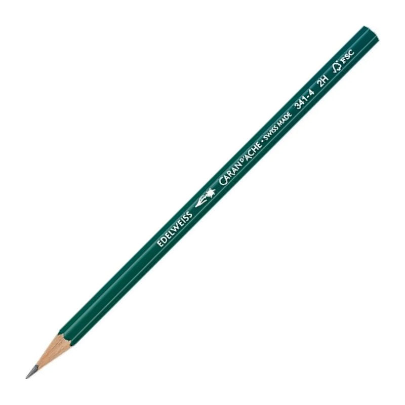 LAPIS GRAFITE CARAN D´ACHE EDELWEISS 2H (VERDE)