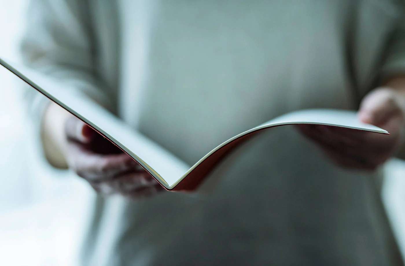 SKETCHBOOK AWAGAMI BAMBOO B5 RED 837421200