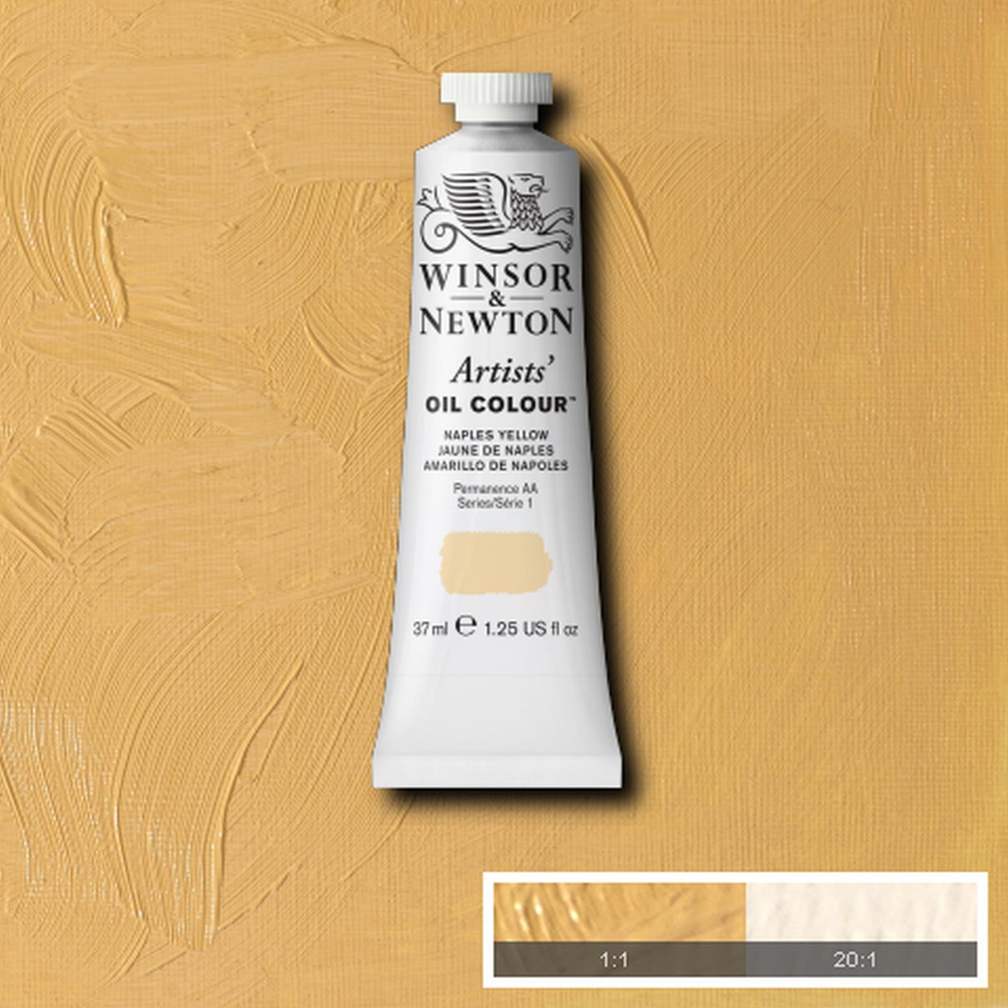 OLEO WINSOR NEWTON ARTISTS 037ML 422 NAPLES YELLOW S1