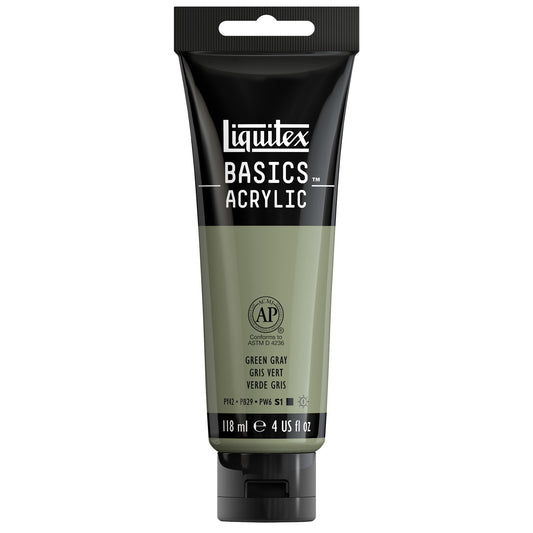 ACRILICA LIQUITEX BASICS 118ML GREEN GREY 079 (ANT 205)