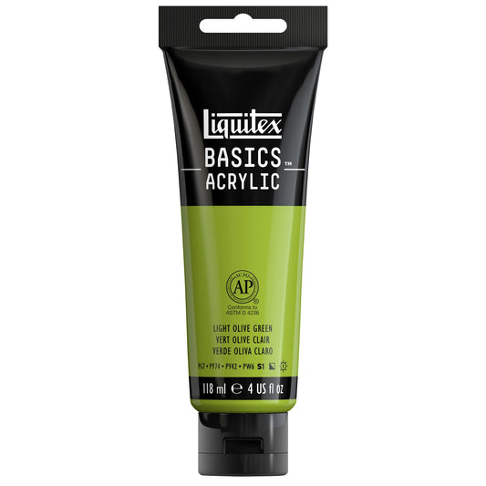 ACRILICA LIQUITEX BASICS 118ML LIGHT OLIVE GREEN 064 (ANT 218)