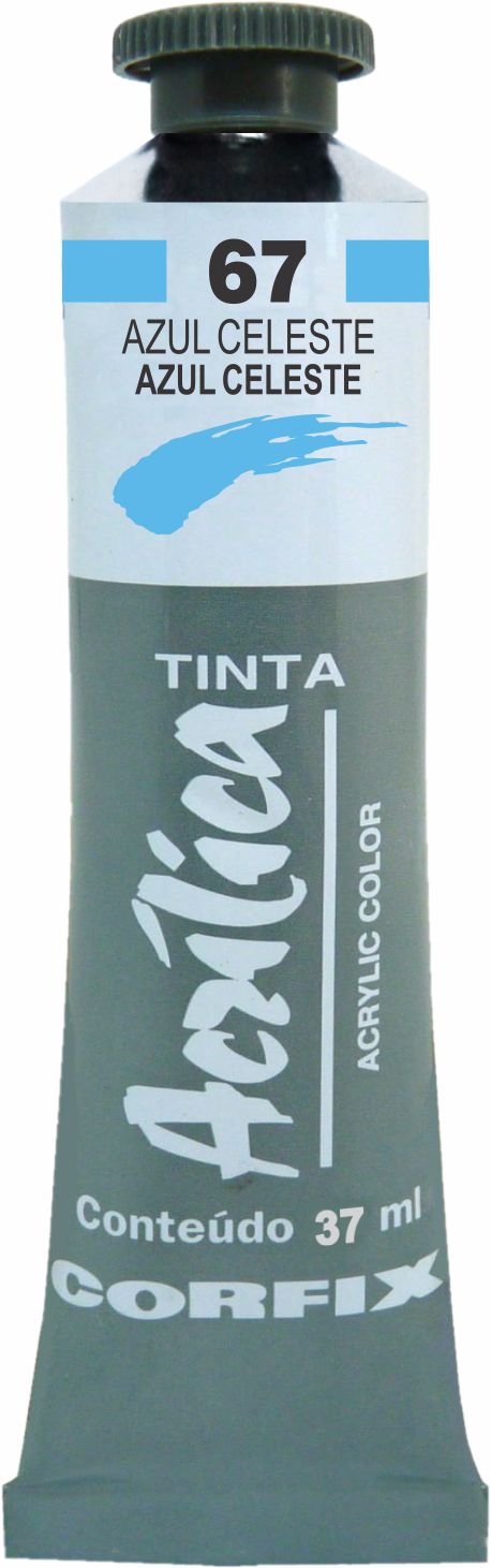 ACRILICA CORFIX 37ML 67 AZUL CELESTE