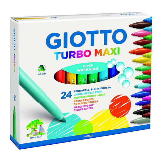 CANETA HIDROCOR GIOTTO TURBO MAXI 24 CORES