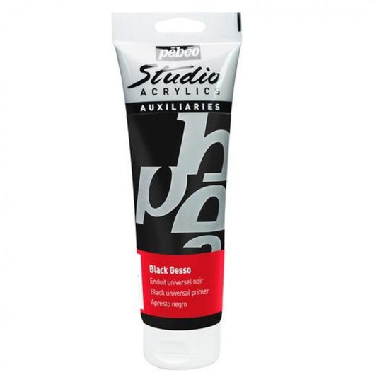 GESSO ACRILICO PEBEO PRETO 250ml
