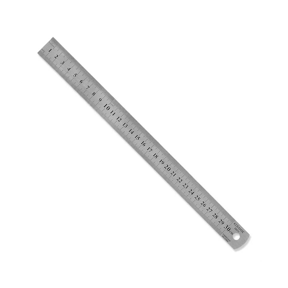 REGUA AÇO INOX 030cm KERAMIK