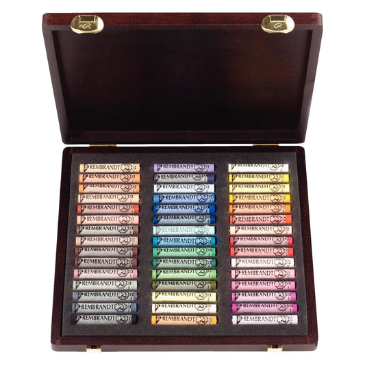 PASTEL SECO SOFT TALENS REMBRANDT 045 CORES MADEIRA PORTRAIT