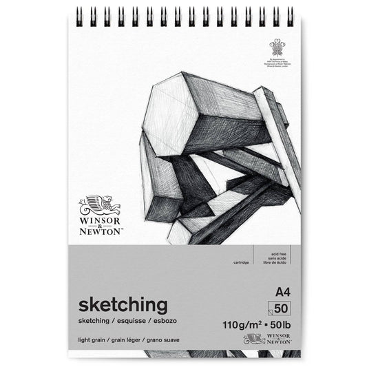 BLOCO WINSOR NEWTON SKETCHING 110G/M2 A4 50 FOLHAS