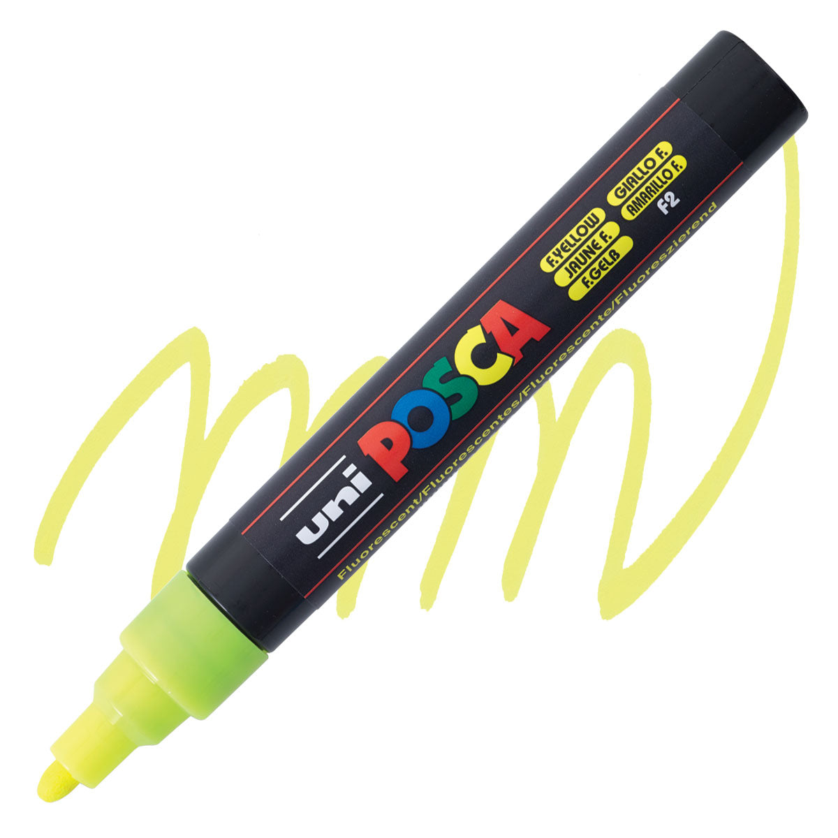 CANETA POSCA PC-5M F2 FLUO AMARELO
