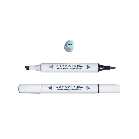 MARCADOR ARTOOLS PICTOM PONTA DUPLA CELESTIAL BLUE (B411)