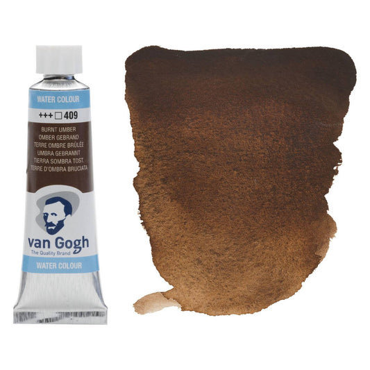 AQUARELA TALENS VAN GOGH 409 BURNT UMBER 10ML