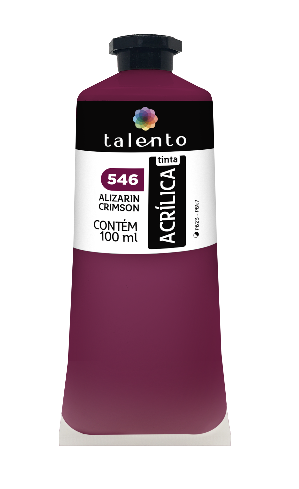 ACRILICA TALENTO 100ML 546 ALIZARIM CRIMSON