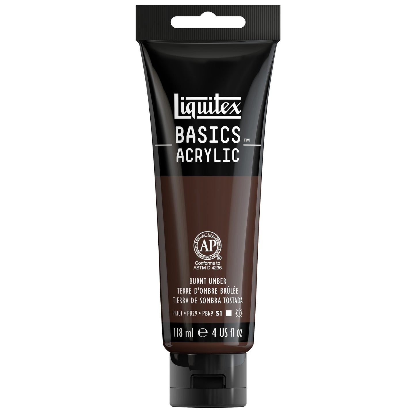 ACRILICA LIQUITEX BASICS 118ML BURNT UMBER 014 (ANT 128)