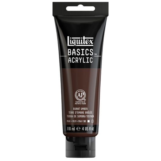 ACRILICA LIQUITEX BASICS 118ML BURNT UMBER 014 (ANT 128)