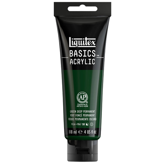 ACRILICA LIQUITEX BASICS 118ML GREEN DEEP PERMANENT 1046350