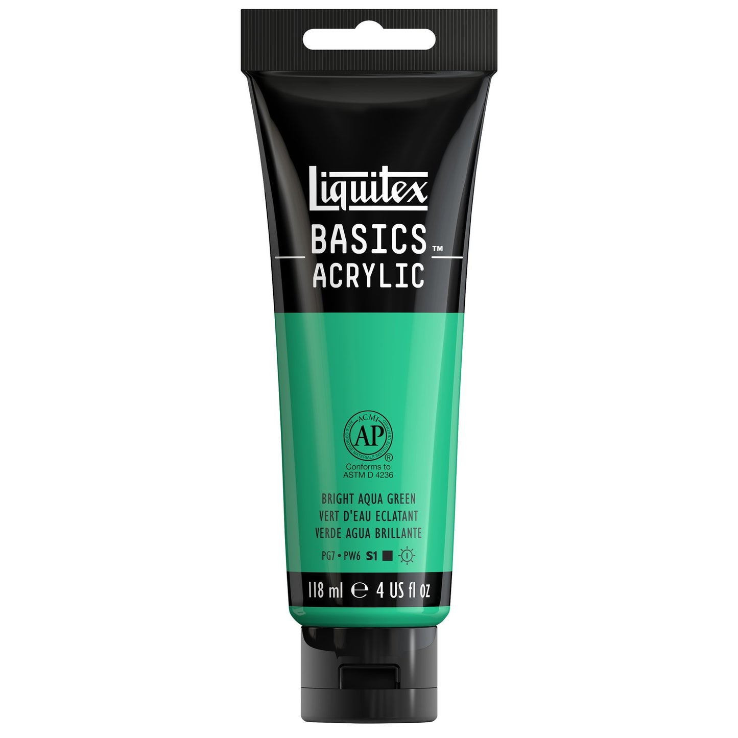 ACRILICA LIQUITEX BASICS 118ML AQUA GREEN BRIGHT 036 (ANT 660)