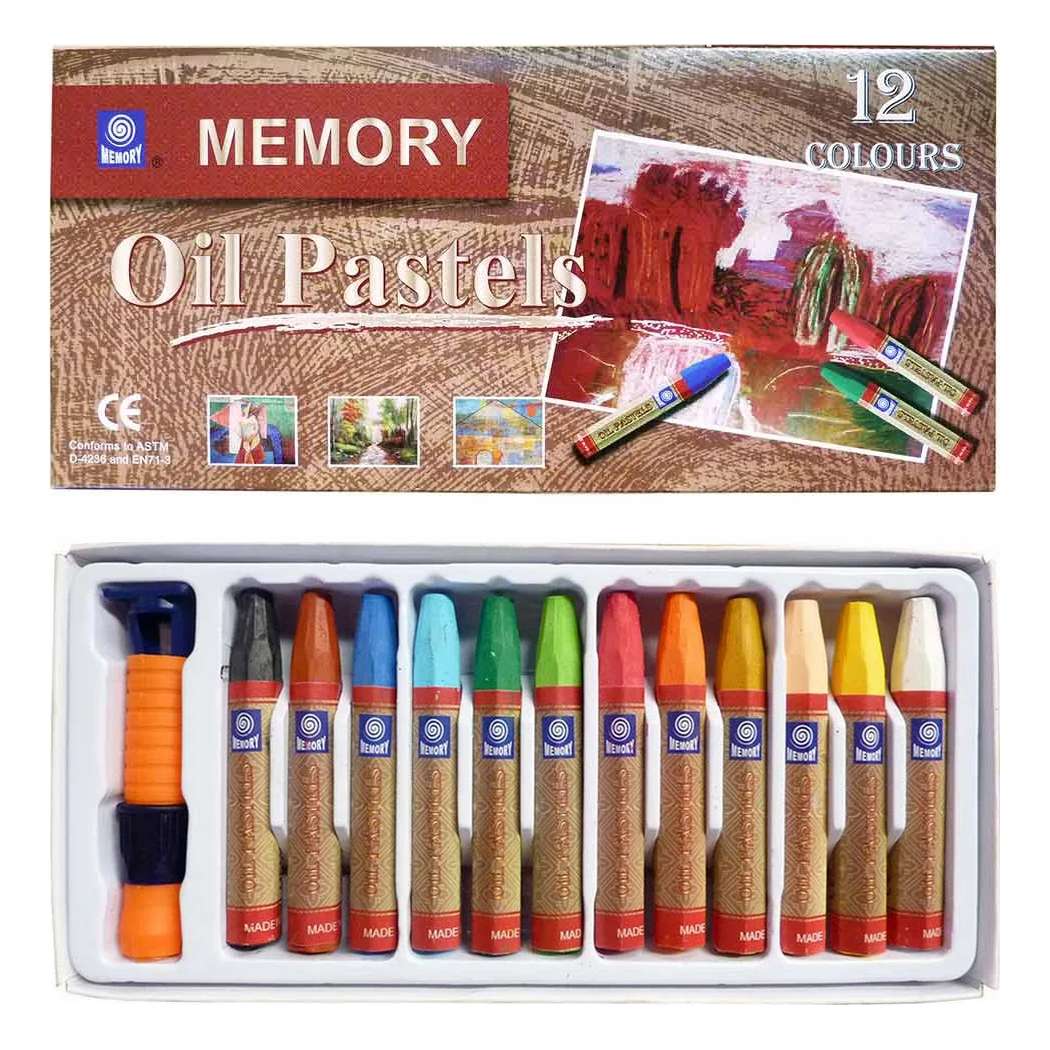 PASTEL OLEOSO KERAMIK 12 CORES