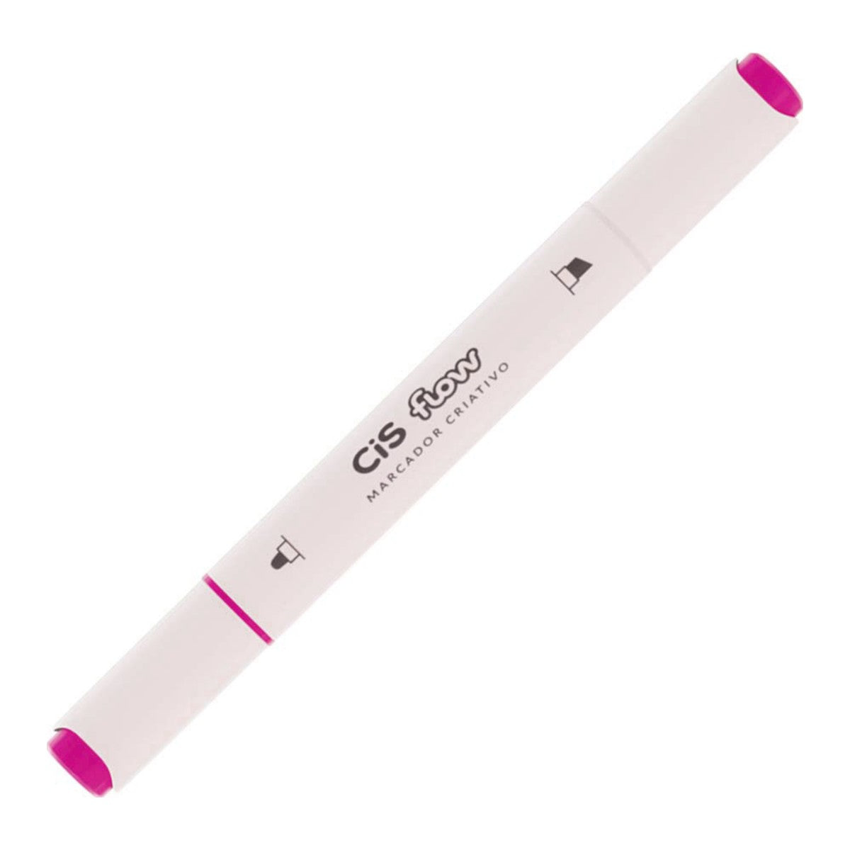 MARCADOR CRIATIVO CIS FLOW DUPLA 46 MAGENTA