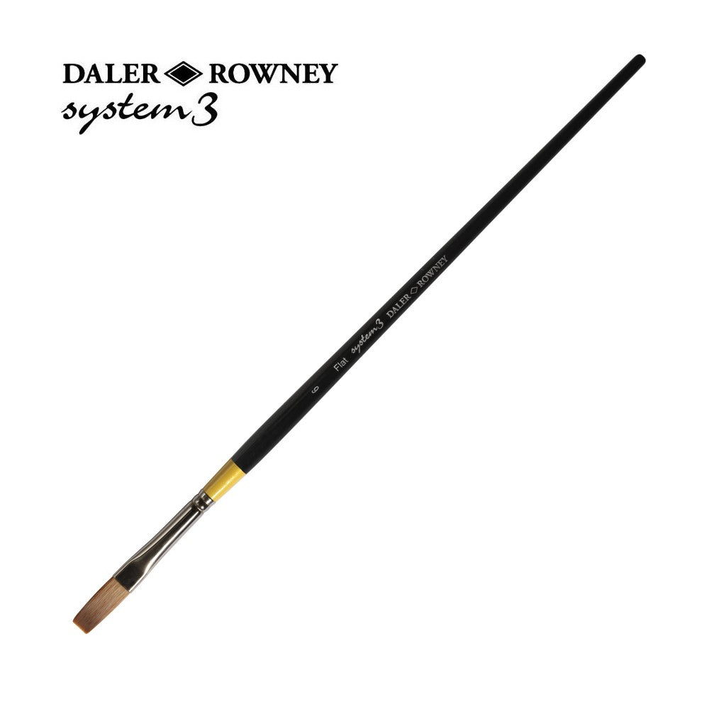 PINCEL DALER ROWNEY SYSTEM 3 FLAT 06 SY44 CABO LONGO