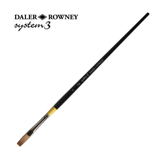 PINCEL DALER ROWNEY SYSTEM 3 FLAT 06 SY44 CABO LONGO