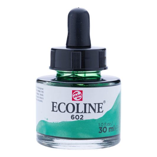 AQUARELA TALENS ECOLINE 30ML 602 DEEP GREEN