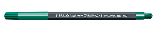 CANETA FIBRALO BRUSH 460 VERDE ESCURO 186460