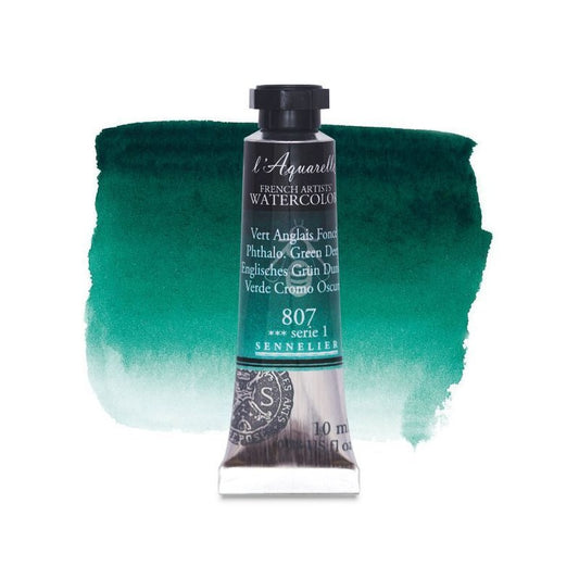 AQUARELA SENNELIER L'AQUARELLE 807 PH GREEN DEEP 10ML S1