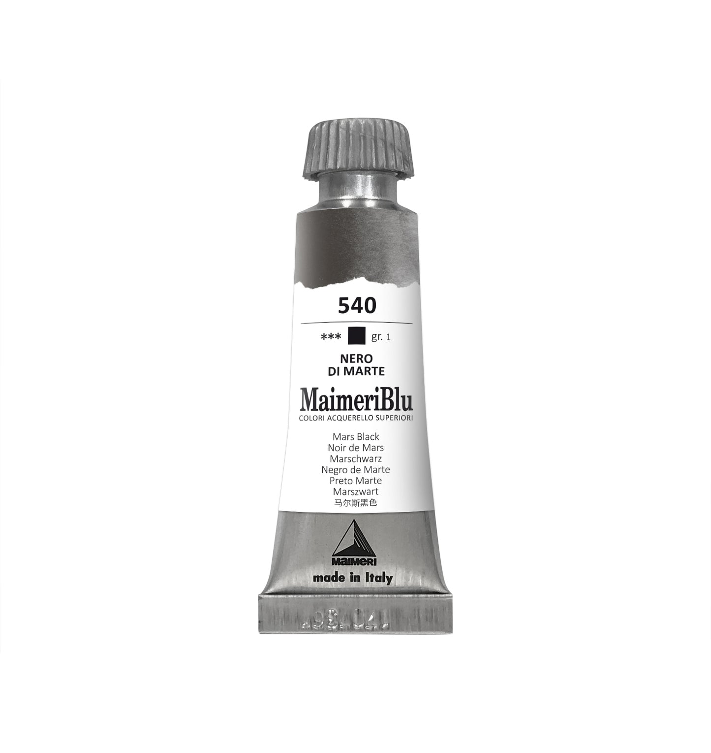 AQUARELA MAIMERIBLU ARTISTS 540 MARS BLACK 12ML S1