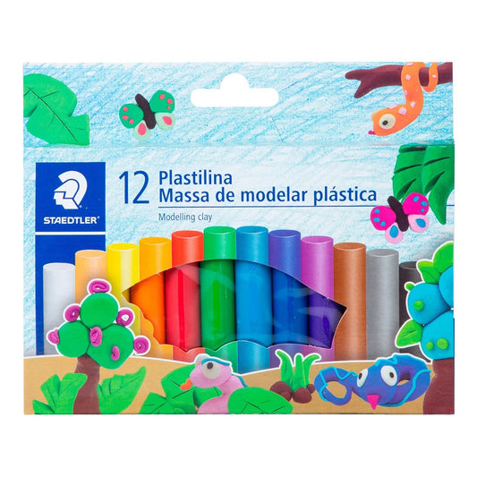 MASSA MODELAR STAEDTLER 12 CORES