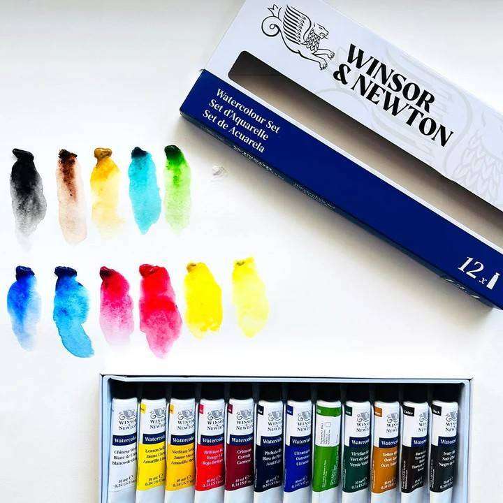 ESTOJO AQUARELA WINSOR NEWTON DISCOVER 24 CORES 10ML 2990003